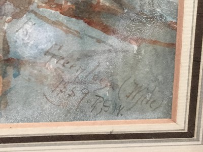 Lot 149 - Georgina Mossman Greenlees (Scottish, 1849-1932) watercolour landscape, framed