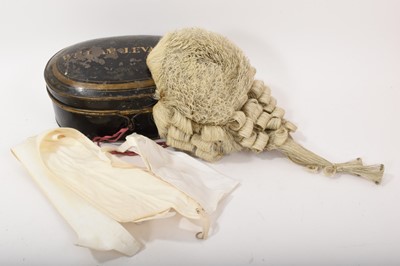 Lot 815 - 19th century barrister's wig in tin box