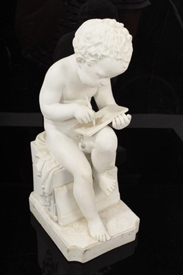 Lot 53 - Sèvres-style biscuit glazed model