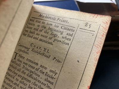 Lot 803 - Machiavelli - The Prince, the first English edition, published London 1640