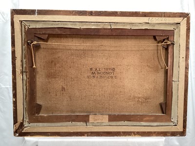 Lot 130 - Charles Frederick Rump (1853-1924) oil on canvas - Wherry boats sailing on the Norfolk Broads, signed and dated 1902, 40cm x 60cm, in gilt frame