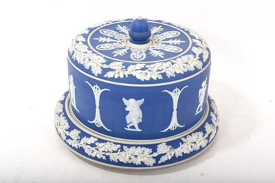 Lot 171 - Jasperware cheese dome and cover