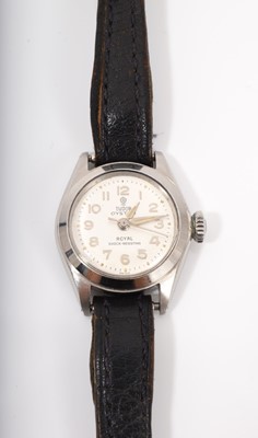 Lot 584 - Ladies Tudor Oyster Royal stainless steel wristwatch