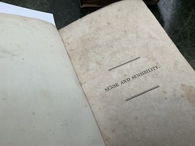 Lot 737 - Jane Austen - Sense and Sensibility, 1813, 2nd edition, in three volumes