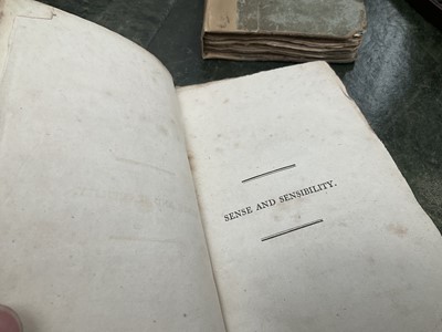 Lot 737 - Jane Austen - Sense and Sensibility, 1813, 2nd edition, in three volumes