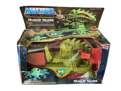 Lot Mattel (c1982) Masters of the Universe Dragon Walker sidewinding beast vehicle, boxed (poor condition) No,4902 & Panther No.4714 (2)