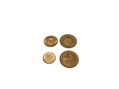 Lot 469 - World - Mixed gold coins to include South...