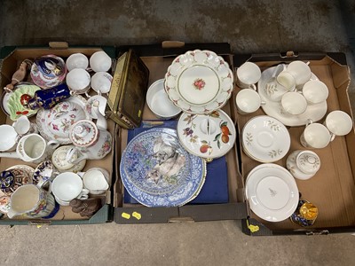 Lot 179 - Decorative ceramics by Royal Albert, Doulton etc, also plated cutlery, napkin rings etc