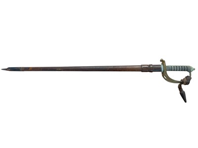 Lot 978 - George V Rifle Officers sword with scabbard