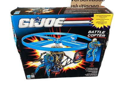 Lot 31 - Hasbro (c1992) GI Joe Cobra Ice Sabre No.06221 & Battlecopter No.06824, plus GI Joe Mega Marines Monster Blaster A.P.C. , all boxed (3)