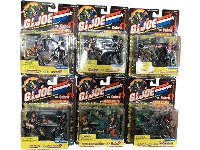 Lot 31 - Hasbro (c1992) GI Joe Cobra Ice Sabre No.06221 & Battlecopter No.06824, plus GI Joe Mega Marines Monster Blaster A.P.C. , all boxed (3)