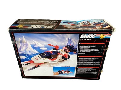 Lot 31 - Hasbro (c1992) GI Joe Cobra Ice Sabre No.06221 & Battlecopter No.06824, plus GI Joe Mega Marines Monster Blaster A.P.C. , all boxed (3)