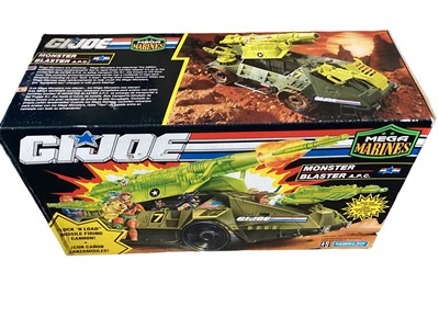 Lot 31 - Hasbro (c1992) GI Joe Cobra Ice Sabre No.06221 & Battlecopter No.06824, plus GI Joe Mega Marines Monster Blaster A.P.C. , all boxed (3)