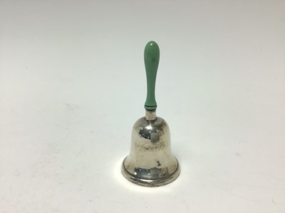 Lot 317 - Silver table bell