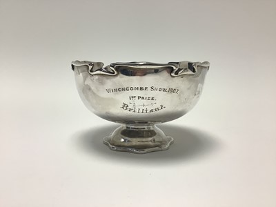 Lot 345 - Edwardian silver rose bowl