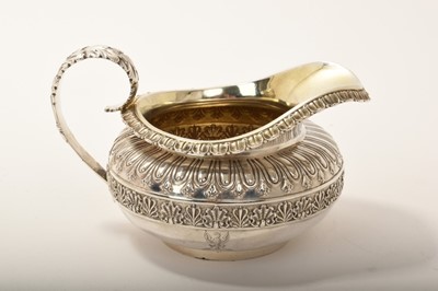 Lot 334 - Good quality George IV silver four piece tea and coffee set by Barnard’s (London 1821)