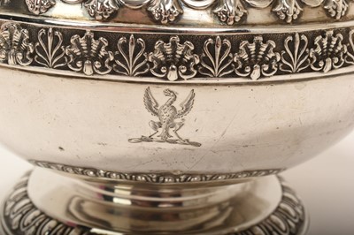 Lot 334 - Good quality George IV silver four piece tea and coffee set by Barnard’s (London 1821)