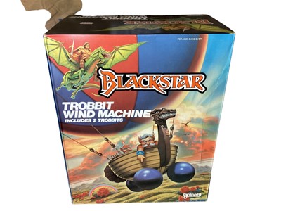 Lot 38 - Galoob (c1983) Blackstar Trobbit Wind Machine, No.5504 & Warlock No,5501, both boxed & Trobbits Gossmear & Rif (4)