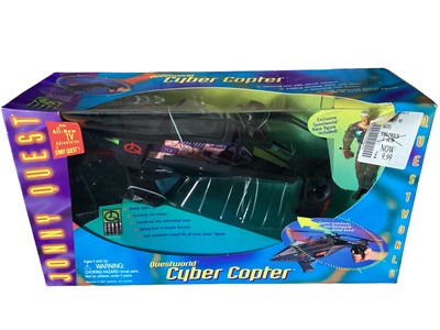 Lot 39 - Galoob (c1996) Jonny Quest Cyber Copter No.74844, Quest Rover No.74889 & Quest Porpoise No.74890, all boxed, plus other items