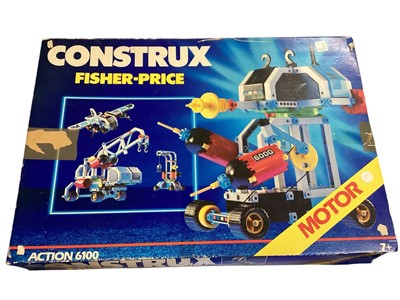 Lot 41 - Fisher Price (c1987) Construx action construction kits (qty)