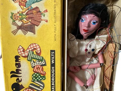 Lot 43 - Pelham Puppet (c1960's) Ballet Girl & Minstrel, boxed (2)