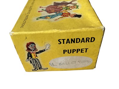 Lot 43 - Pelham Puppet (c1960's) Ballet Girl & Minstrel, boxed (2)