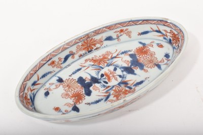 Lot 93 - Chinese export Imari oval spoon tray, circa 1750