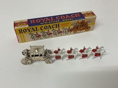 Lot 124 - Model Coronation coach, in original box