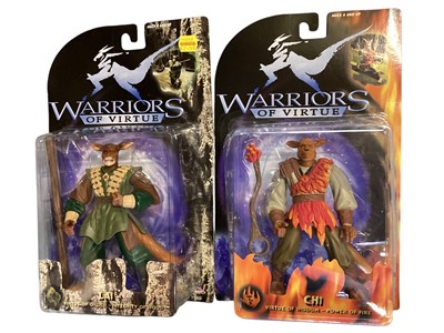 Lot 48 - Bluebird (c1997) Warriors of Virtue action figures Lai No.71003, Elysia No.71014, TsunNo.71005 & Chi No.71004, plus other action figures including UFO, iD4 Independence Day, Battle of the Pl...