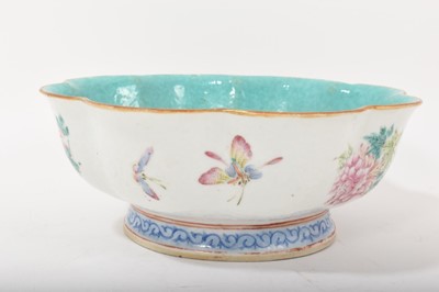 Lot 72 - Chinese bowl with turquoise interior