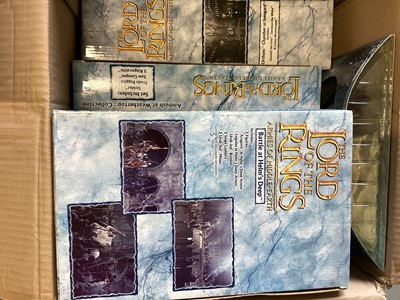 Lot 54 - Toy Biz and other brand The Lord of the Rings action figures & accessories (6 boxes)