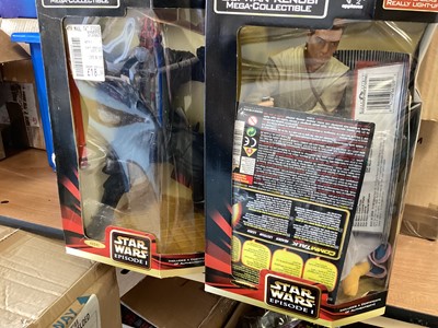 Lot 55 - Hasbro Star Wars & Star Wars Episode 1 action figures, accessories and related items (5 boxes)