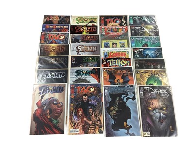 Lot 1612 - Box of comics to include Star Wars, Spawn, Battlechasers, Danger Girl, The Darkness and others (approx 79)