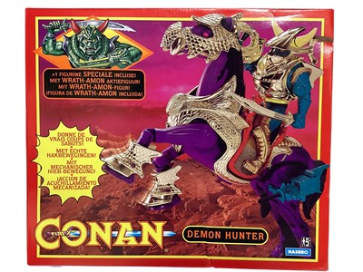 Lot 66 - Hasbro (c1993) Conan Demon Hunter, No.08199 & Playmates (c1996) Flash Gordon Ming's Jaws of Death Throne No.12462, both boxed (2)