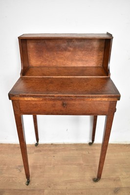 Lot 1198 - Early 19th century amboyna bonheur du jour