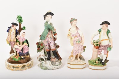 Lot 84 - Four Derby figures