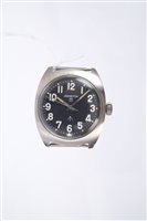 Lot 827 - Hamilton Military wristWatches with manual...