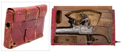 Lot 868 - Rare 18th century ‘highwayman's wallet’