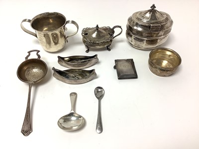 Lot 284 - Selection of Victorian and later silver