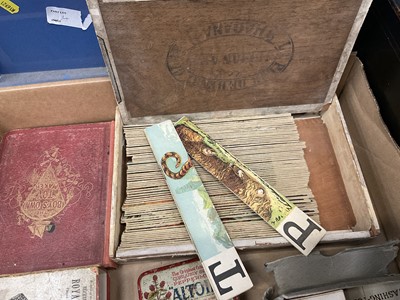 Lot 131 - Collection of antique games including Squails, Schimmell and others