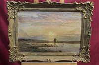 Lot 1385 - Edouard Rischgitz (1828 - 1909), pair oils on...