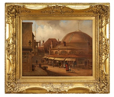 Lot 1130 - Thomas Smythe (1825-1906) oil on canvas - The Rotunda, Ipswich, signed, 42cm x 53cm, in gilt frame