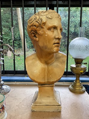 Lot 77 - Plaster bust after the antique