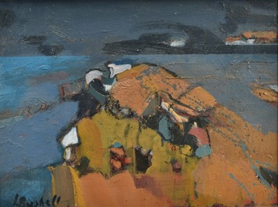 Lot 992 - Lynn Bushell (b.1946) oil on canvas, Carteret, Le Cap, signed, 30cm x 40cm, framed.