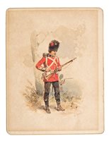 Lot 1393 - Orlando Norrie (1832 - 1901), Guards Regiment,...