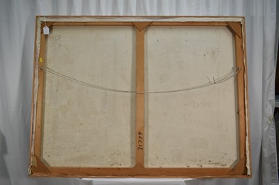 Lot 994 - Lynn Bushell (b.1946) oil on canvas - The Artists Studio, 91.5cm x 122cm, framed.