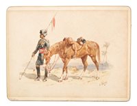 Lot 1394 - Orlando Norrie (1832 - 1901), watercolour -...