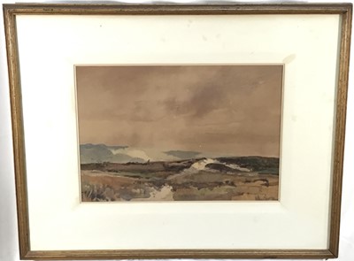 Lot 247 - Edgar T Holding (1870-1952) watercolour - Heyshott Common, Sussex