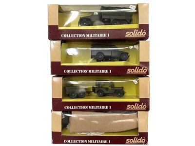 Lot 71 - Diecast boxed selection of Solido Collection Militaire I & II