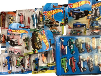 Lot 79 - Diecast large selection of Hot Wheels blister packs & larger sets